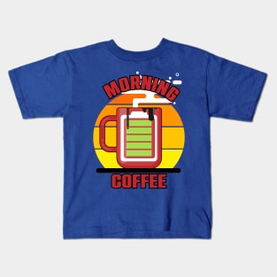 morning coffee Kids T-Shirt